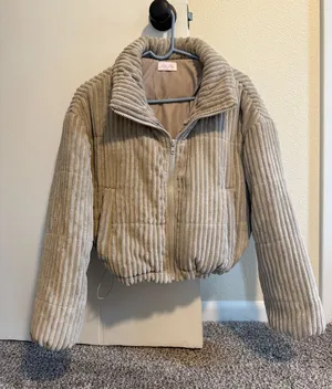 Pink Lily Puffy Jacket thumbnail 1