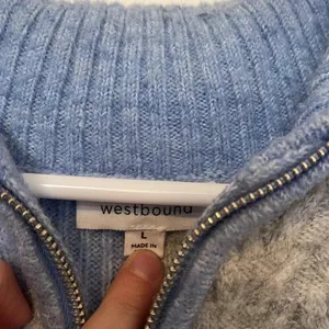 Westbound color block quarter zip wool sweater thumbnail 4