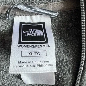 The North Face TKA 100 Glacier 1/4 Zip Fleece Pullover Heather Grey Size XL thumbnail 2