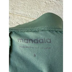 Mandala Women Sage Green Equa-Tek Jogger Scrub Pants Drawstring Size Small thumbnail 3