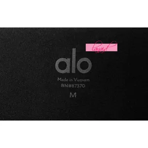 Alo High-Waist Airlift Energize Legging Black Sheer Mesh Cut-Outs Cutouts Tights thumbnail 15