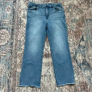 Good American Good Legs Straight Jeans Size 12 Blue 449 thumbnail 5