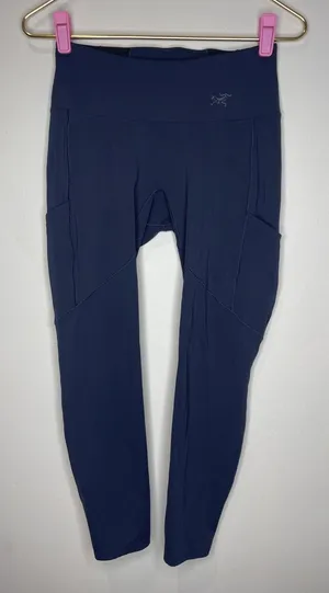 Arc'teryx Oriel Legging 26" Inseam Womens SMALL Pockets Navy Blue Hiking thumbnail 1