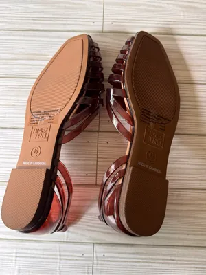 Time and Tru Women's Huarache Jelly Sandals Flats Sz 6 NWT thumbnail 8
