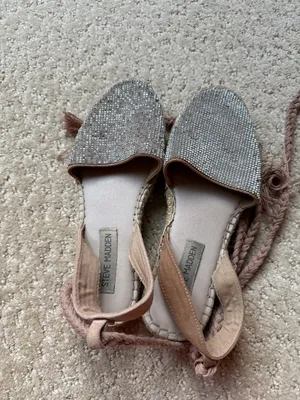 Steve Madden Mesa Rhinestone Espadrille Flats thumbnail 2