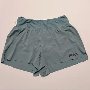 Hoka One One Women's 4" Trail Running Walking Shorts in Trellis Size Small thumbnail 5