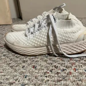 NoBull Project Allday Knit Sneakers in Dessert White- Size 7.5 (women) thumbnail 6