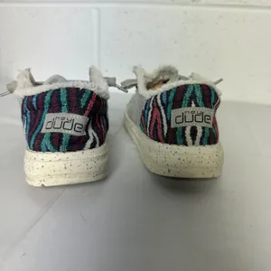 Hey Dude Wendy Funk Wool Grey Aztec Back Slip On Loafers Size‎ 6 thumbnail 3