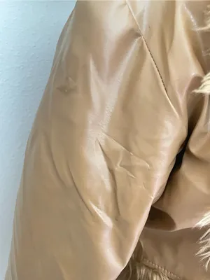 Marc‎ Florence Vintage Y2K Penny Lane Vegan Leather Faux Fur Coat Jacket Medium thumbnail 4