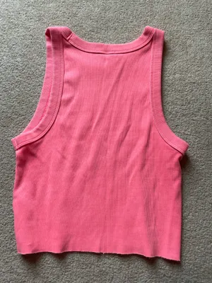 Pink Aerie Tank Crop thumbnail 3