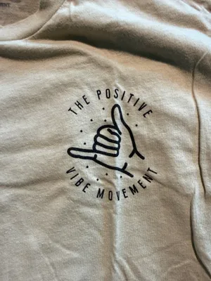 Positive vibe T shirt thumbnail 3