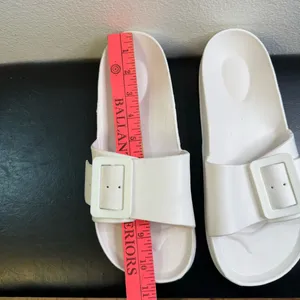 New. Adjustable white shoes Platform Slippers For Women - Ultimate Comfort thumbnail 9