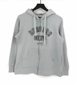 BASS PRO SHOPS Women's Game Day Full-Zip Long-Sleeve Hoodie Sweatshirt Grey M thumbnail 1