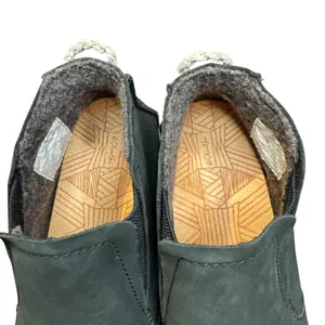 Olukai Hawaiiloa Manu‎ Hope Shoes Womens Size 8 Gray Leather Slip On Boots thumbnail 3
