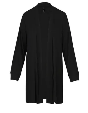 Skims Soft Lounge Robe In Onyx thumbnail 5