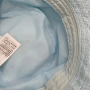 Abercrombie Fitch Womens Light Baby Blue Knit Bucket Hat‎ Trendy Y2K Streetwear thumbnail 4