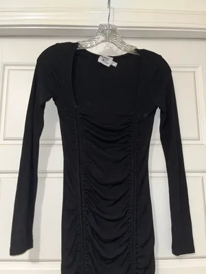 Princess Polly Black Dress thumbnail 2