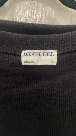 Asymmetric we the free long sleeve thumbnail 3