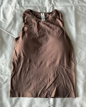 Dusty Pink Athletic Racerback Tank With Padding thumbnail 1