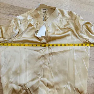 L'AGENCE 100% silk charmeuse blouse NEW thumbnail 12