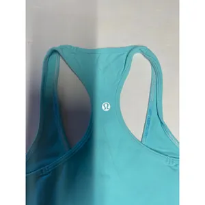 Lululemon CRB Racerback Yoga Tank Top Blue Pastel, Approx size 4 thumbnail 3