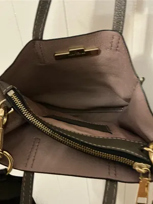 Rare Gray Pebbled Leather The Marc Jacobs Mini Grind Crossbody Tote Handbag Bag thumbnail 8