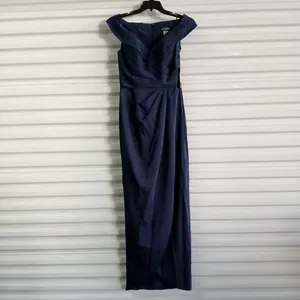 La Femme Formal Evening Gown Sz 4 Blue Wedding Party Mother Of Bride Dress thumbnail 5