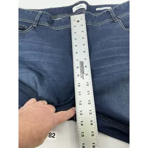 Womans Excellent Condition Angels Curvy Skinny Blue Jeans 24 W 0182/A-5 thumbnail 6