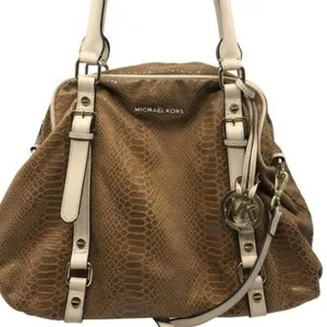 Michael Kors Snake Print Leather CrossBody Bag thumbnail 1