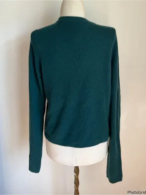 Theory Mila Cashmere Cardigsn Medium New With Defects thumbnail 2