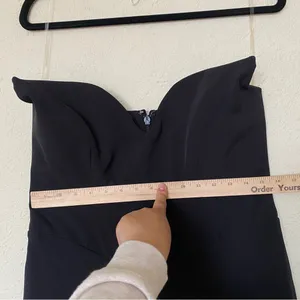 HOUSE OF CB‎ 'Sabine' Black Strapless Corset Dress NWOT size XL thumbnail 8