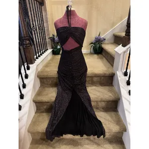 Jules and Cleo Black Shimmery Prom/Evening Gown Size 12 thumbnail 4