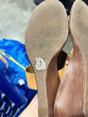 Tory Burch wedge slide sandals size 7.5 thumbnail 3