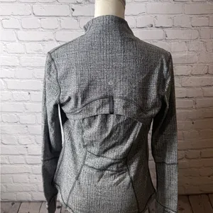 Lululemon define jacket gray tweed color size 6 thumbnail 9