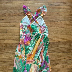 Skies are blue maxi dress thumbnail 4