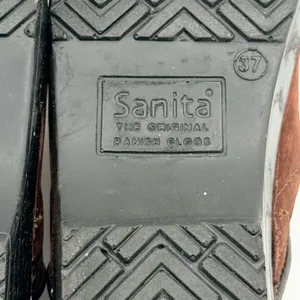 Sanita Original Danish Clogs Brown Nubuck Leather Slip On Mules EU 37 US 6.5 thumbnail 8