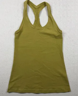 Lululemon Cool Racerback Racerback Tank Top Olive Green Women’s XS thumbnail 1