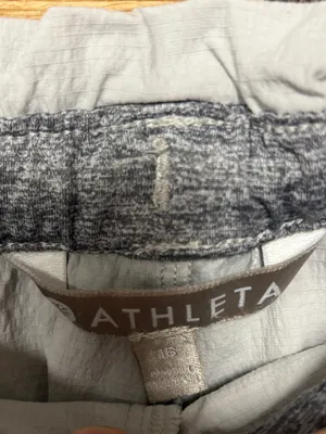Athleta gray shorts size 16 thumbnail 5