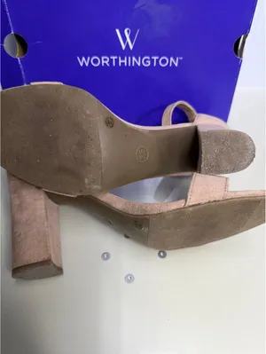 Worthington Beckwith Dress Sandals – Light Natural Suede – Size 7.5M thumbnail 7