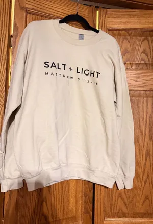 Salt and Light Crewneck Black Size M thumbnail 1
