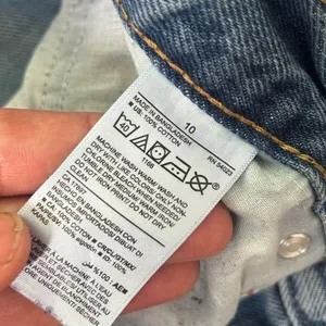 Old Navy High-Rise Slouchy Straight Jeans Ankle Cropped Casual Distressed 10 thumbnail 3