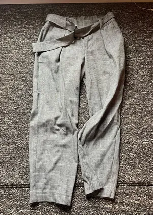 A New Day Plaid Tie Waist Pants thumbnail 1
