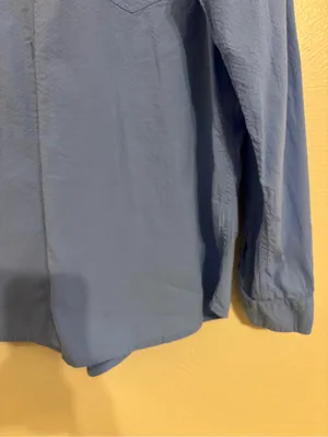 Ariat XL Blue Relaxed Button Front Performance Shirt Western Outdoor thumbnail 6