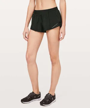 Lululemon Hotty Hot 2.5" Black Shorts thumbnail 1