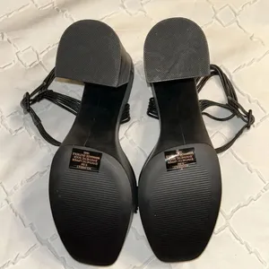Aqua Black Block Heel Platform Sandals(Size 9.5M) thumbnail 6