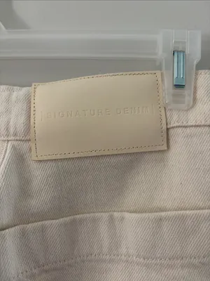Zara Women’s Cream soft Wide-Leg jeans size 2 thumbnail 4