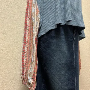ALTAR’D STATE Boho Waffle Knit Shirt - Size Large thumbnail 7