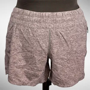 Women’s Lululemon Heathered Black Tracker Short 4” Inseam Size 8 thumbnail 1