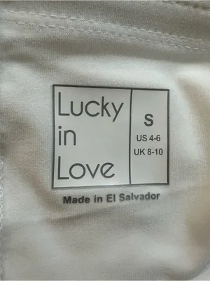 LUCKY IN LOVE Sunset Spin Petal Skirt Skort‎ White Size Small thumbnail 9