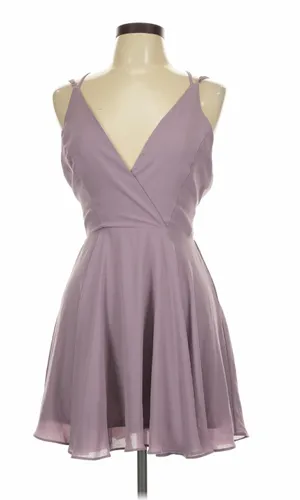 Urban Outfitters Lavender V-Neck Mini Dress thumbnail 1